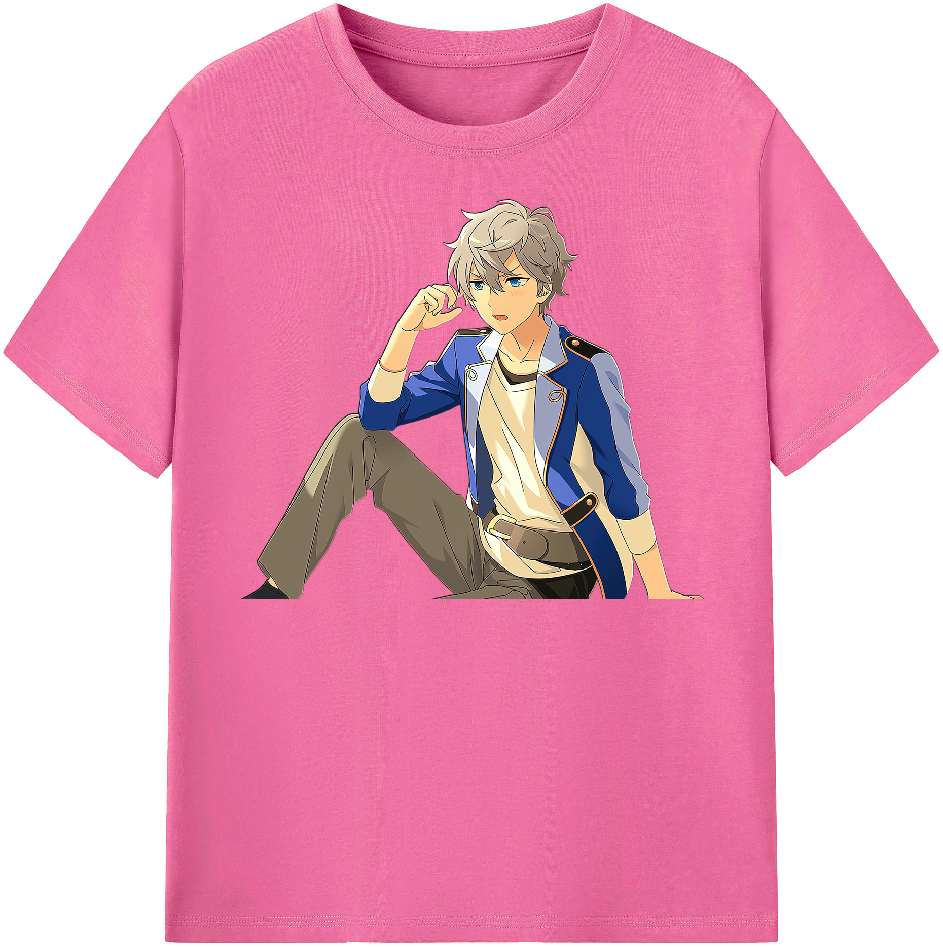 （画像用） あんさんぶるスターズ! Ensemble Stars レディースカジュアルプリントTシャツ（綿100％）